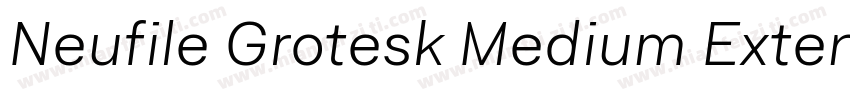 Neufile Grotesk Medium Extended Ita字体转换